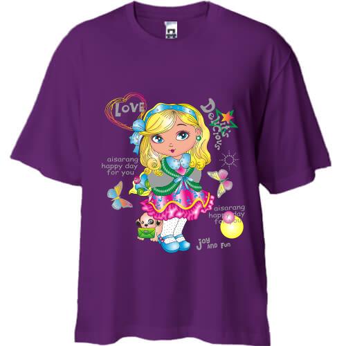 Футболка Oversize joy and fun(2)