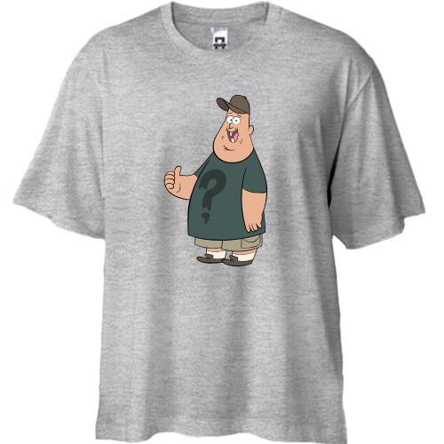 Футболка Oversize Зус (Гравіті Фолз)