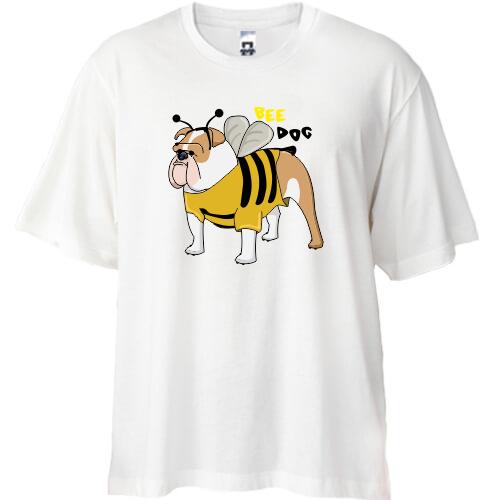Футболка Oversize Bee dog