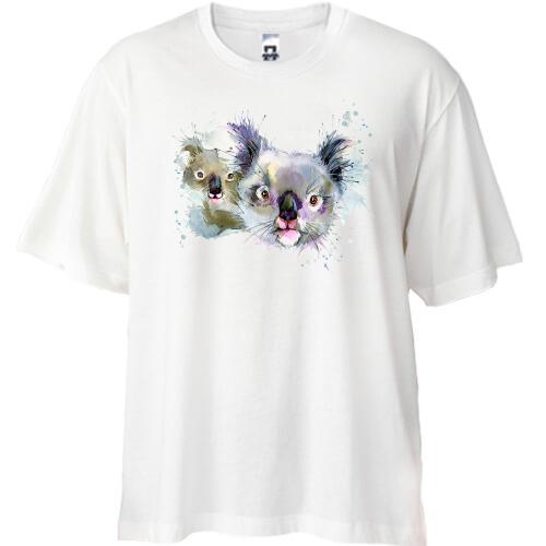 Футболка Oversize с коалами