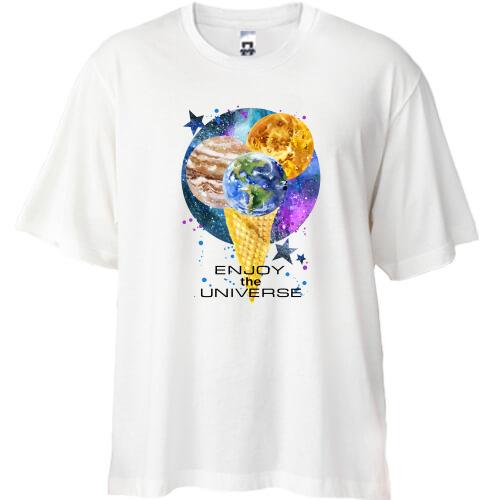 Футболка Oversize Enjoy the universe (2)