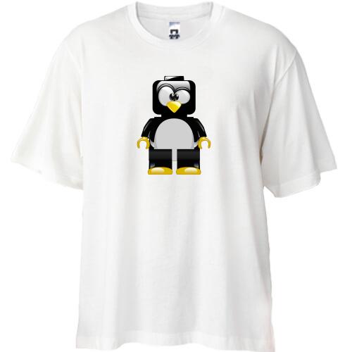 Футболка Oversize з лего-Лінукс