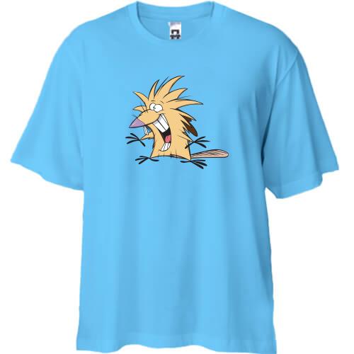 Футболка Oversize з борбом Норбертом