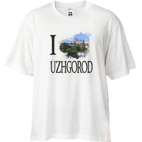 Футболка Oversize Я люблю Ужгород