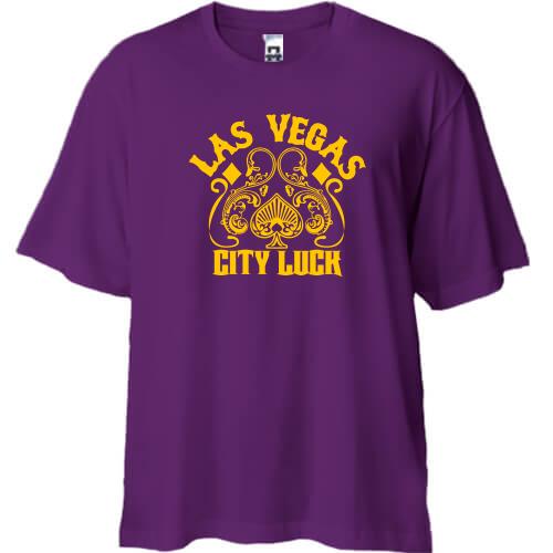 Футболка Oversize Las Vegas City Luck