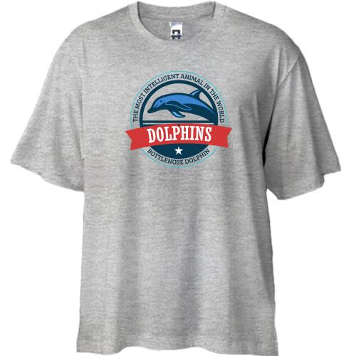 Футболка Oversize Dolphins
