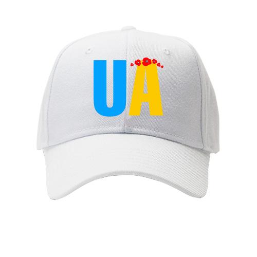 Кепка с надписью UA с венком