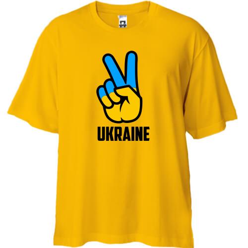Футболка Oversize Ukraine peace