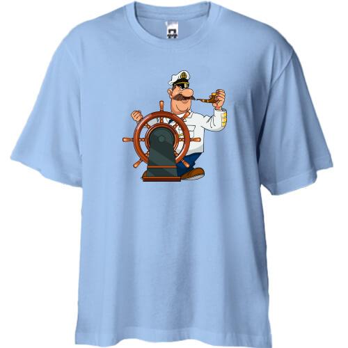 Футболка Oversize с капитаном Врунгелем