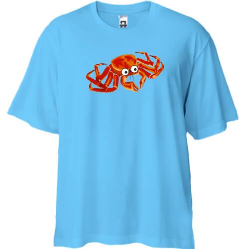 Футболка Oversize с крабом