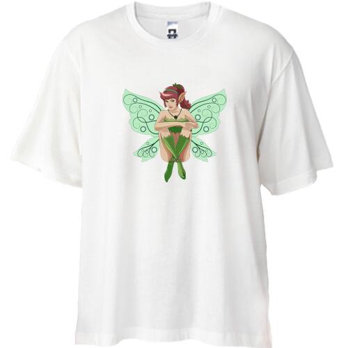 Футболка Oversize с Зеленой феей