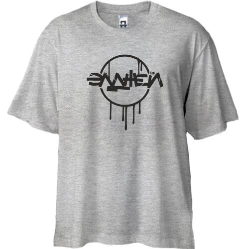 Футболка Oversize з логотипом Елджея