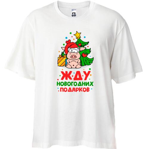 Футболка Oversize с надписью 