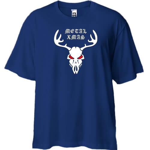 Футболка Oversize з черепом 