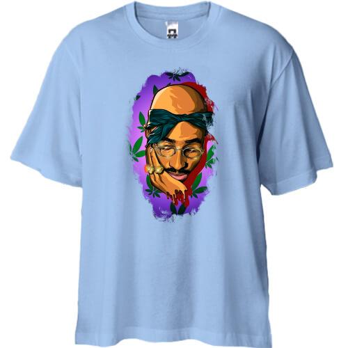 Футболка Oversize с 2PAC арт (2)