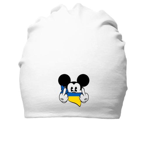 Хлопковая шапка F*ck Mickey UA