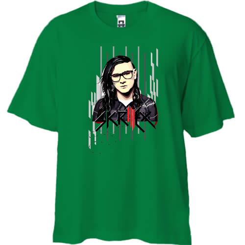 Футболка Oversize со Skrillex
