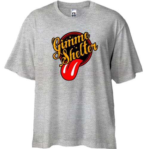 Футболка Oversize Rolling Stones Gimme Shelter