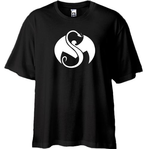 Футболка Oversize з логотипом Tech n9ne