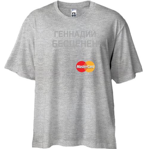 Футболка Oversize с надписью 