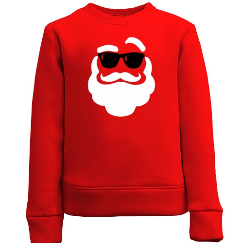 Дитячий світшот з Сантою в темних окулярах (Cool Santa)