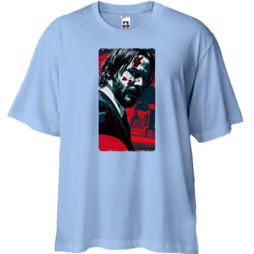 Футболка Oversize с Джоном Уиком (арт)