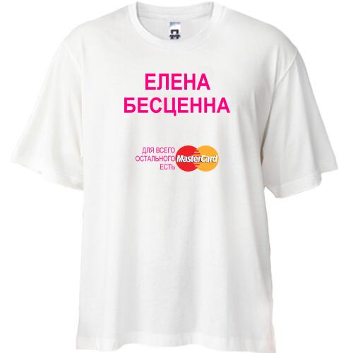 Футболка Oversize с надписью 