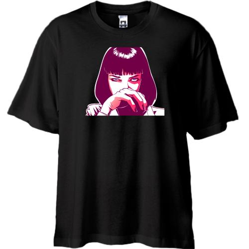 Футболка Oversize з Мией Уоллес (Кримінальне Чтиво)