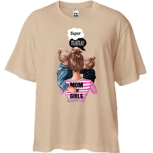 Футболка Oversize Super mama of a girls