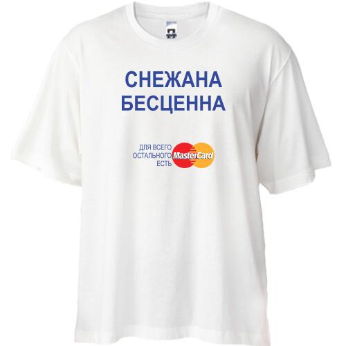 Футболка Oversize с надписью 