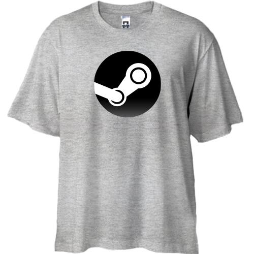 Футболка Oversize с логотипом Steam