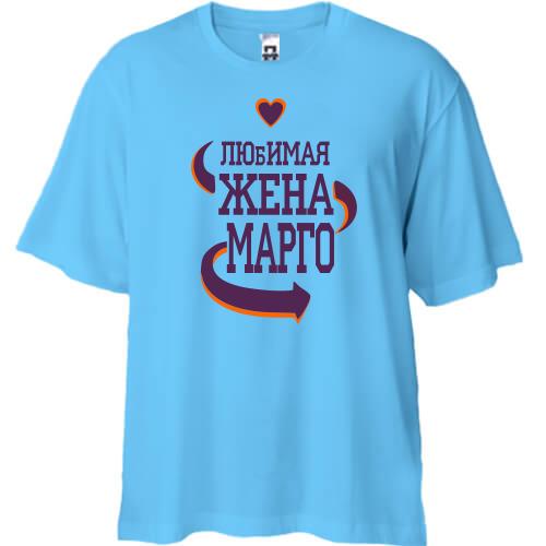 Футболка Oversize с надписью 