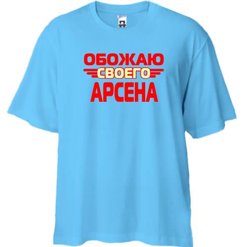Футболка Oversize с надписью 