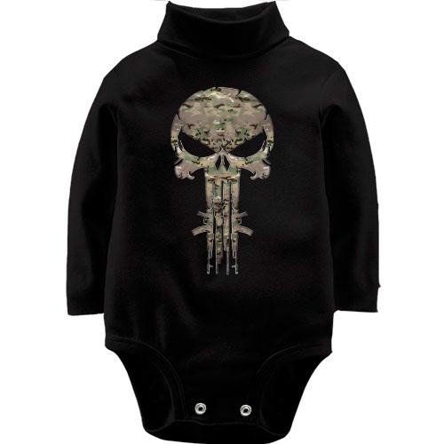 Детское боди LSL Punisher skull multicam