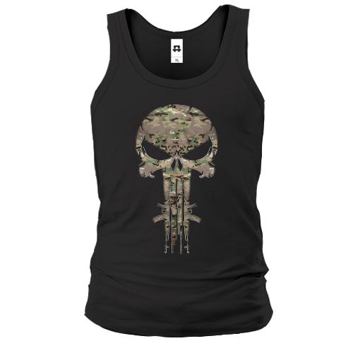 Майка Punisher skull multicam
