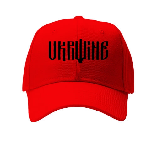 Кепка зі шрифтовим принтом Ukraine