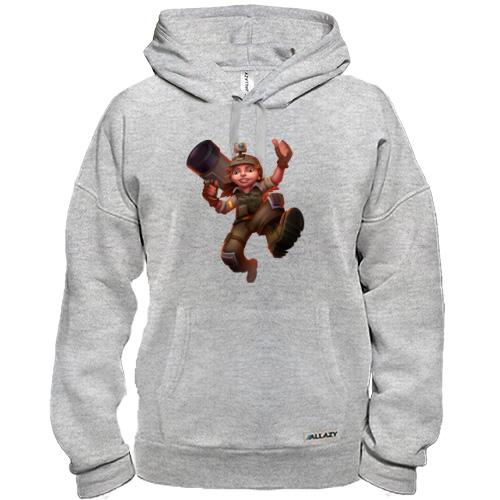 Худи с девушкой и Джавелином 