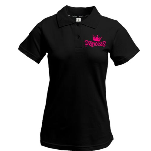 Жіноча футболка-поло з короною 