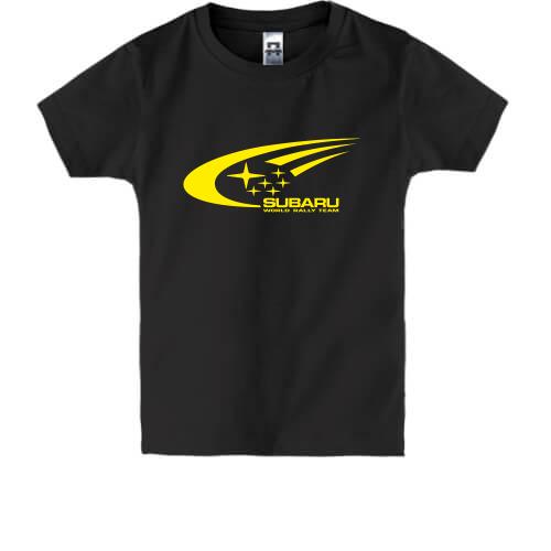 Детская футболка Subaru world rally team (3)