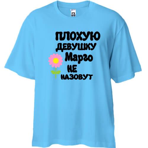 Футболка Oversize с надписью 