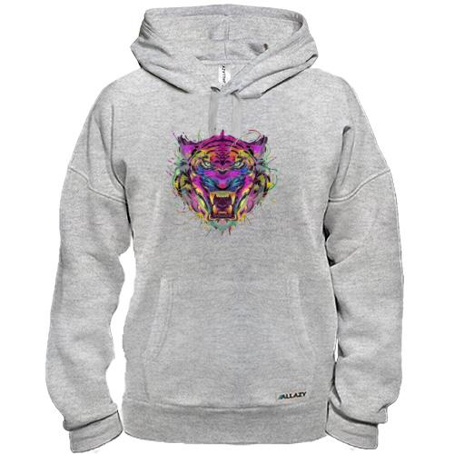 Худи с красочным тигром