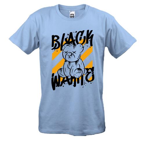 Футболка з плюшевим ведмедиком 