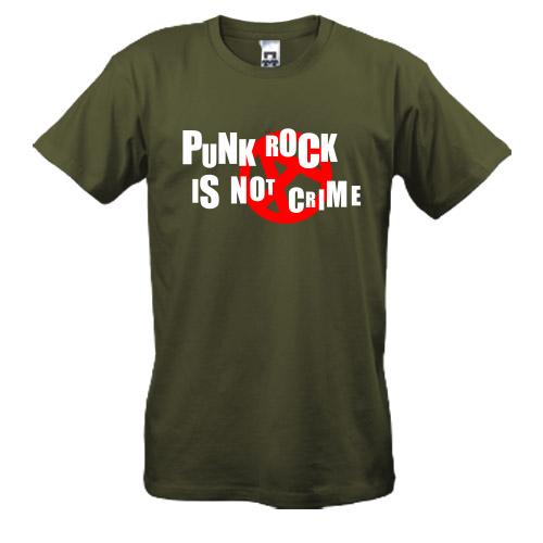 Футболка Punk rock is not crime