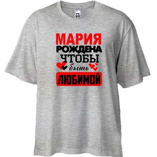 Футболка Oversize с надписью 