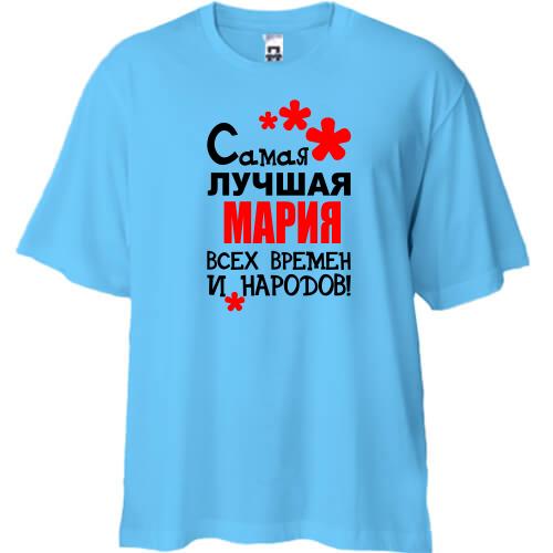 Футболка Oversize с надписью 