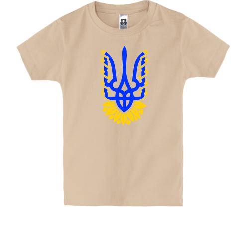 Детская футболка со стилизованным тризубом (10)