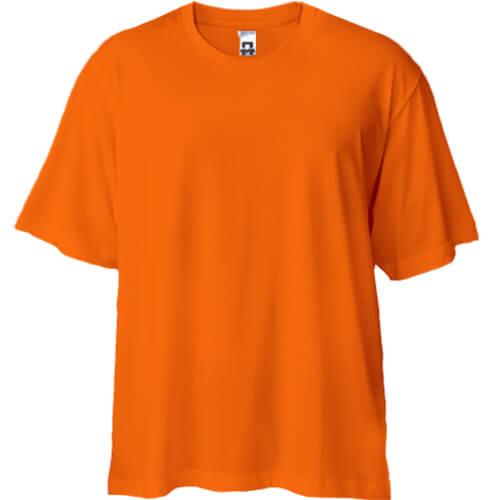 Оранжевая футболка Oversize 