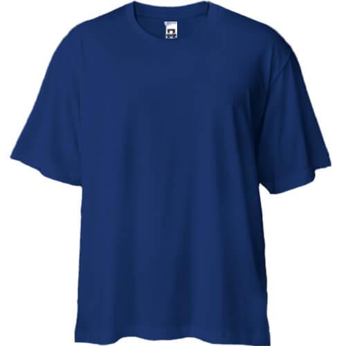 Темно-синяя футболка Oversize 
