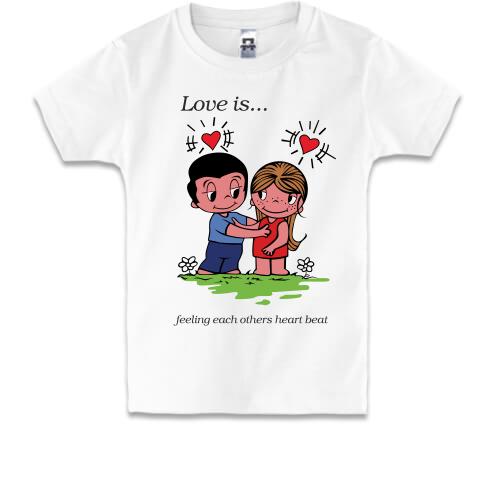 Детская футболка Love is.3..