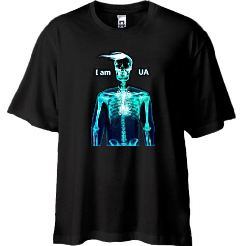 Футболка Oversize I am UA (рентген)